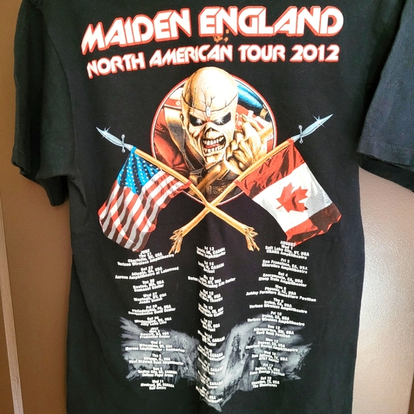 Iron Maiden 2012 tour shirt - Picture 4 of 9